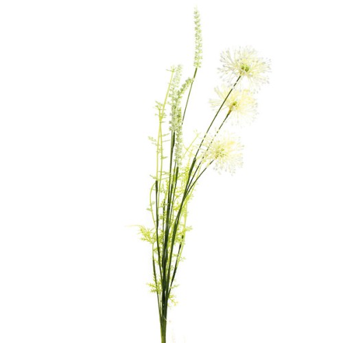 English Meadow Artificial Flowers Ivory Cornflowers 60cm - C124 FF3 English Meadow Artificial Flowers Ivory Cornflowers 60cm - C124 FF3
