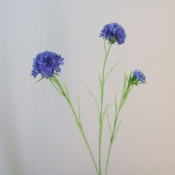 Artificial Meadow Cornflowers Blue 56cm - C148 D3
