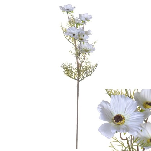 Artificial Cosmos White 72cm - C083 F1