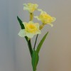 Artificial Daffodil Yellow 3 Flowers 76cm - D092 E1