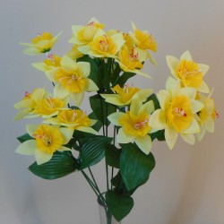 Fleur Artificial Narcissus Bunch 41cm - D087 E1
