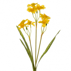 Artificial Tête à Tête Silk Narcissus Daffodils 58cm - D157 D4