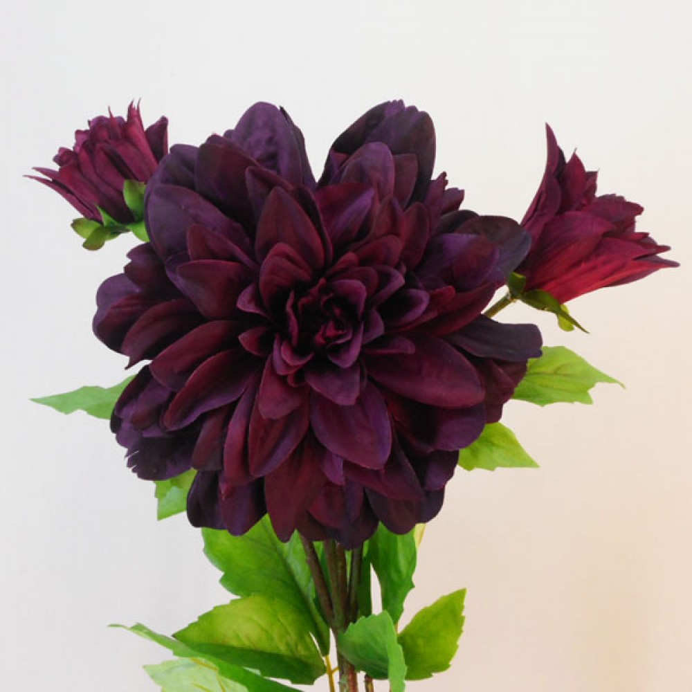 Alicia Luxury Dahlia Plum | Artificial Flowers