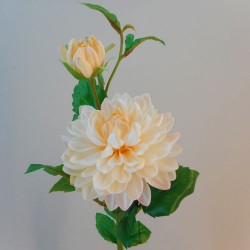 Rydal Artificial Dahlias Peach 67cm - D019 AA3