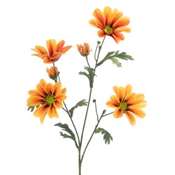 Eco Artificial African Daisy Stem Orange 66cm - D071 COMING SOON