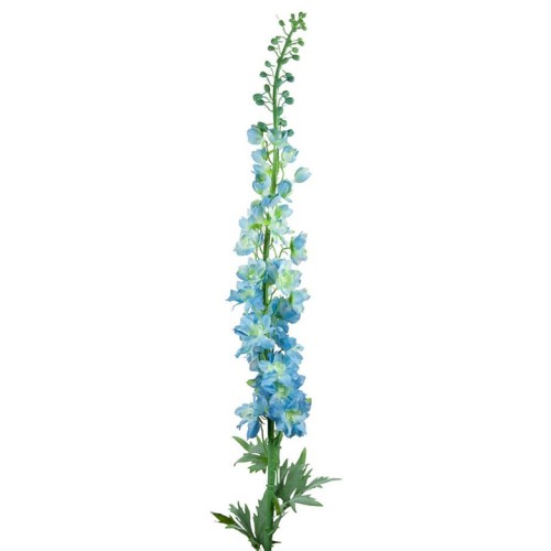 Artificial Delphiniums Gigante Light Blue 133cm - D028 BX12