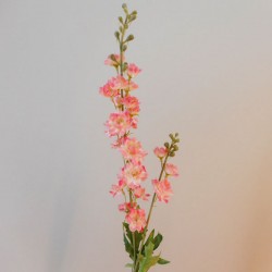 Artificial Meadow Delphiniums Cream Pink 87cm - S035 R4
