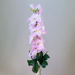 Artificial Garden Delphiniums Pink 75cm - D050 B2