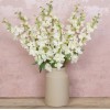 Luxury Ivory Silk Delphinium or Larkspur 72cm - D034 D3