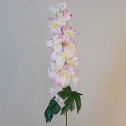 Artificial Garden Delphiniums Cream Pink 75cm - D057 FF2