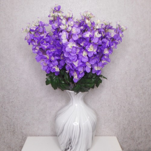 Artificial Garden Delphiniums Purple 75cm - D058 FF2