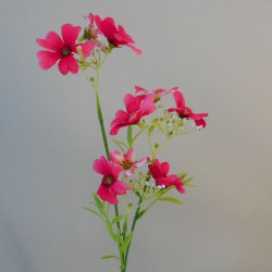 Flax Flowers Hot Pink 48cm - F065 E3