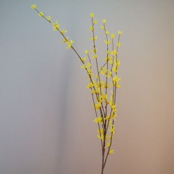 Artificial Forsythia Branch Yellow 118cm - F058 J1