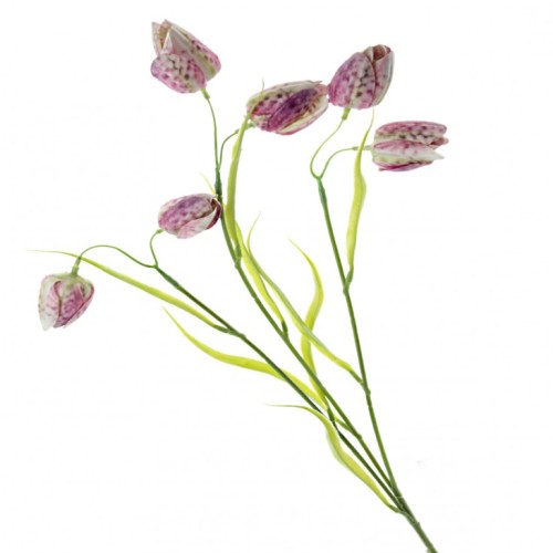 Artificial Fritillaria Spray Pink Green 65cm - F003 GG2