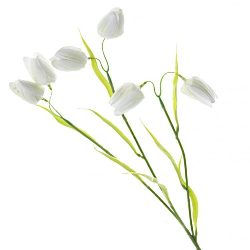 Artificial Fritillaria Spray White Green 65cm - F020 GG2