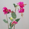 Silk Double Fuchsia Stem Pink 50cm - F025 