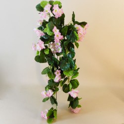 Fleur Trailing Artificial Geraniums Plants Pink 79cm - G089 BX6