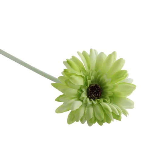 Artificial Gerbera Lime Green 52cm - G001A 