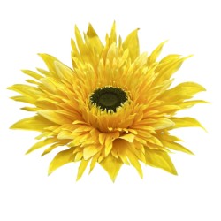 Giant Supersized Artificial Gerbera Yellow 115cm | VM Display Prop - G162 KN