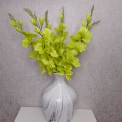 Artificial Gladiola Lime Green 79cm - G015 