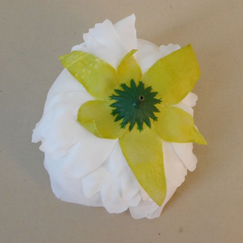 Artificial Peony Cream Heads Only 10cm - P283 P1