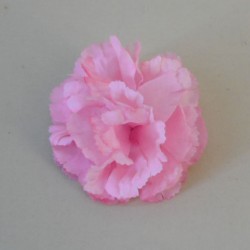 Artificial Carnation Pink Heads Only 10cm - C030 C2