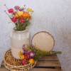 Artificial Helichrysum Mixed 46cm | Faux Dried Flowers - H097 G2