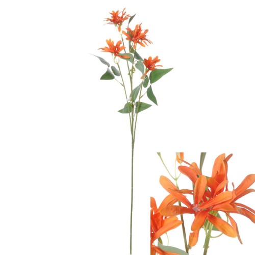 Artificial Honeysuckle Branches Orange 75cm - H073 H1