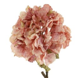 Antique Hydrangeas Dusky Pink 52cm | Faux Dried Flowers - H196 EE1