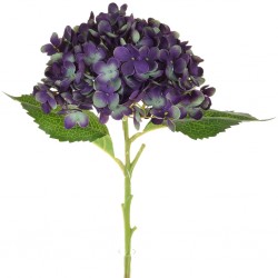 Artificial Hydrangeas Blue Purple 52cm - H059 E3