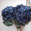 Luxury Artificial Hydrangeas Midnight Blue 68cm - X21067 E4