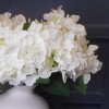 Artificial Hydrangeas Bush White 50cm - H030 DD2