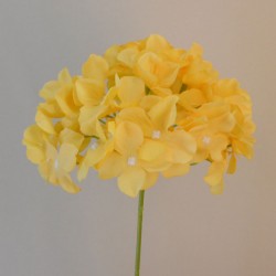 Artificial Hydrangea Golden Yellow 62cm - H139 H4