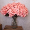 Fleur Artificial Hydrangeas Coral Peach 68cm - H043 FF4