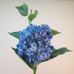 Large Silk Hydrangeas Blue 97cm - H122 G4