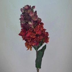 Red Orange Spear Hydrangea 75cm - H043 H2