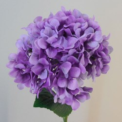 Rydal Artificial Hydrangeas Lavender Purple 53cm - H052 AA3