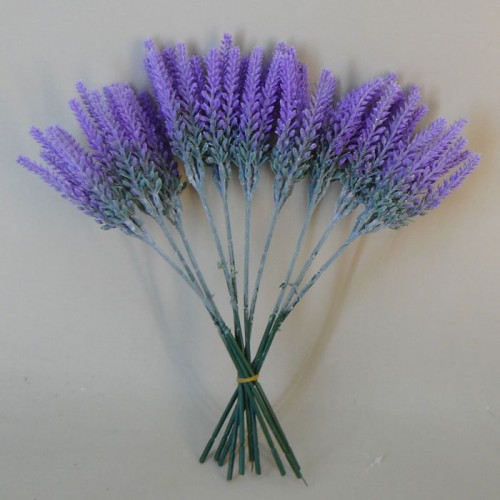 Artificial Sussex Lavender 10 Pack 35cm - L026 Q3