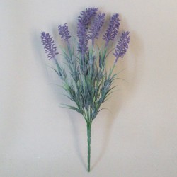Fleur Artificial Lavender Bunch Purple 34cm - L166 I3