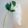 Large Artificial Lilac Blossom White Flowers 116cm - L144 S1