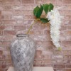 Large Artificial Lilac Blossom White Flowers 116cm - L144 S1