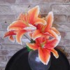 Artificial Flowers Posy | Orange Lilies 40cm - L106 JJ3 Artificial Flowers Posy | Orange Lilies 40cm - L106 JJ3