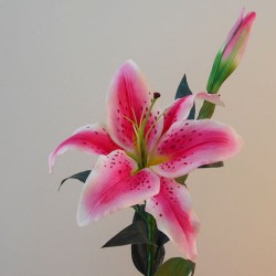 Real Touch Stargazer Lily Pink 88cm - L064 G4