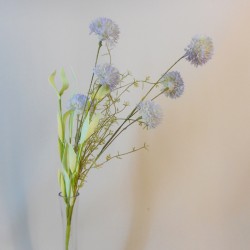 English Meadow Artificial Flowers Purple Cornflowers 47cm - M070 EE3