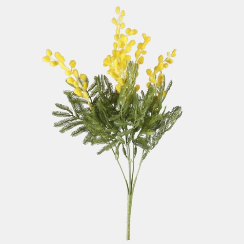 Artificial Mimosa Plants Yellow 35cm - M097 I2 Artificial Mimosa Plants Yellow 35cm - M097 I2