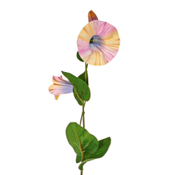 Artificial Morning Glory Bindweed Vines Rainbow Flowers 72cm - M090 K1