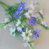 Artificial Nigella Love in the Mist Blue Purple - N018 FF3