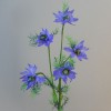 Artificial Nigella Love in the Mist Blue Purple - N018 FF3