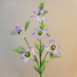 Artificial Nigella Love in the Mist Lilac 61cm - N016 FF3