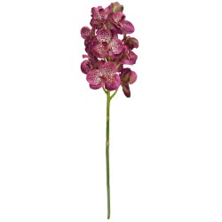 Real Touch Artificial Vanda Orchid Flowers Magenta Plum 53cm - O008 GG1 Real Touch Artificial Vanda Orchid Flowers Magenta Plum 53cm - O008 GG1